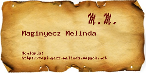 Maginyecz Melinda névjegykártya